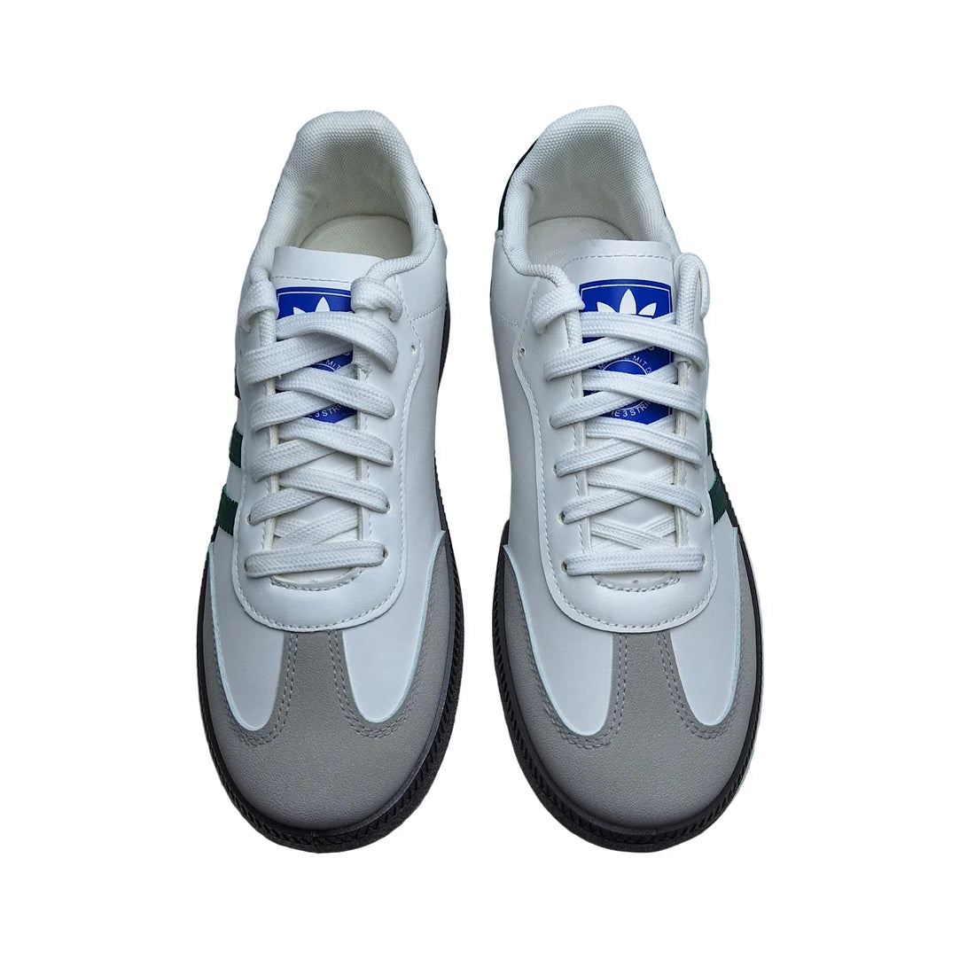 Adi - Samba Classic Sneakers - White with green stripes