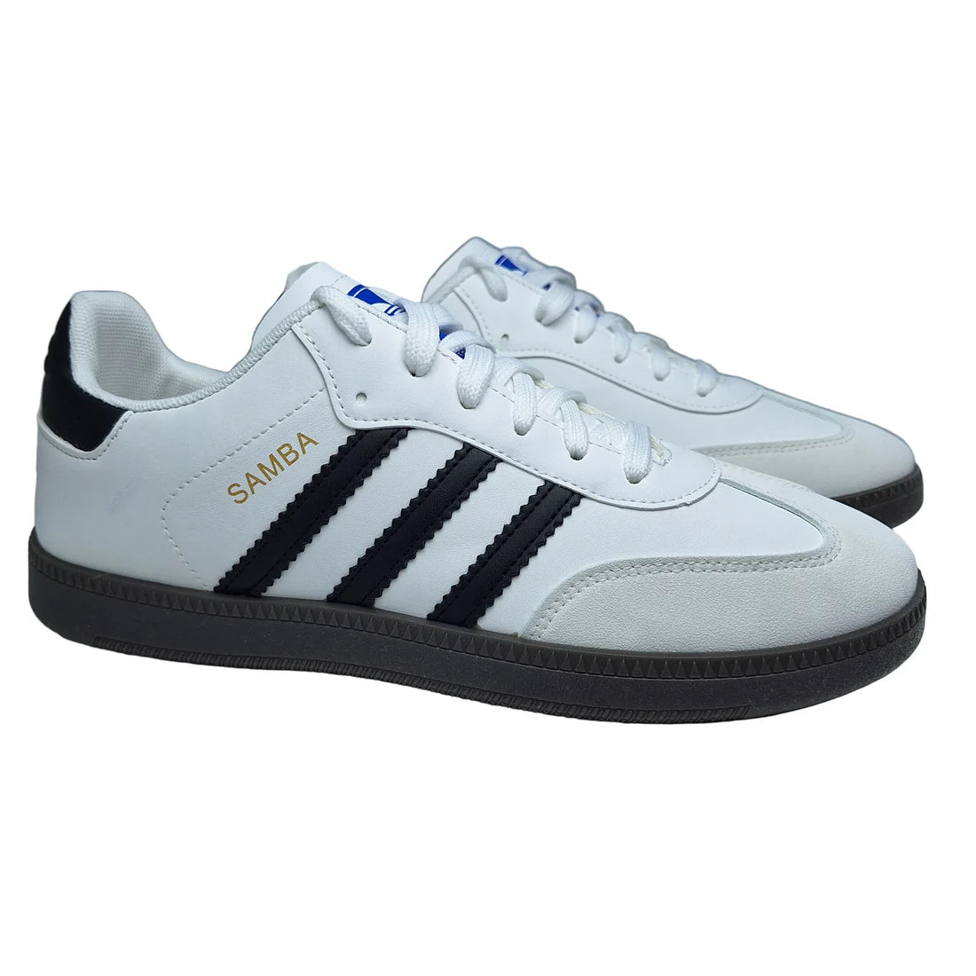 Adi - Samba Classic Sneakers - White with black stripes