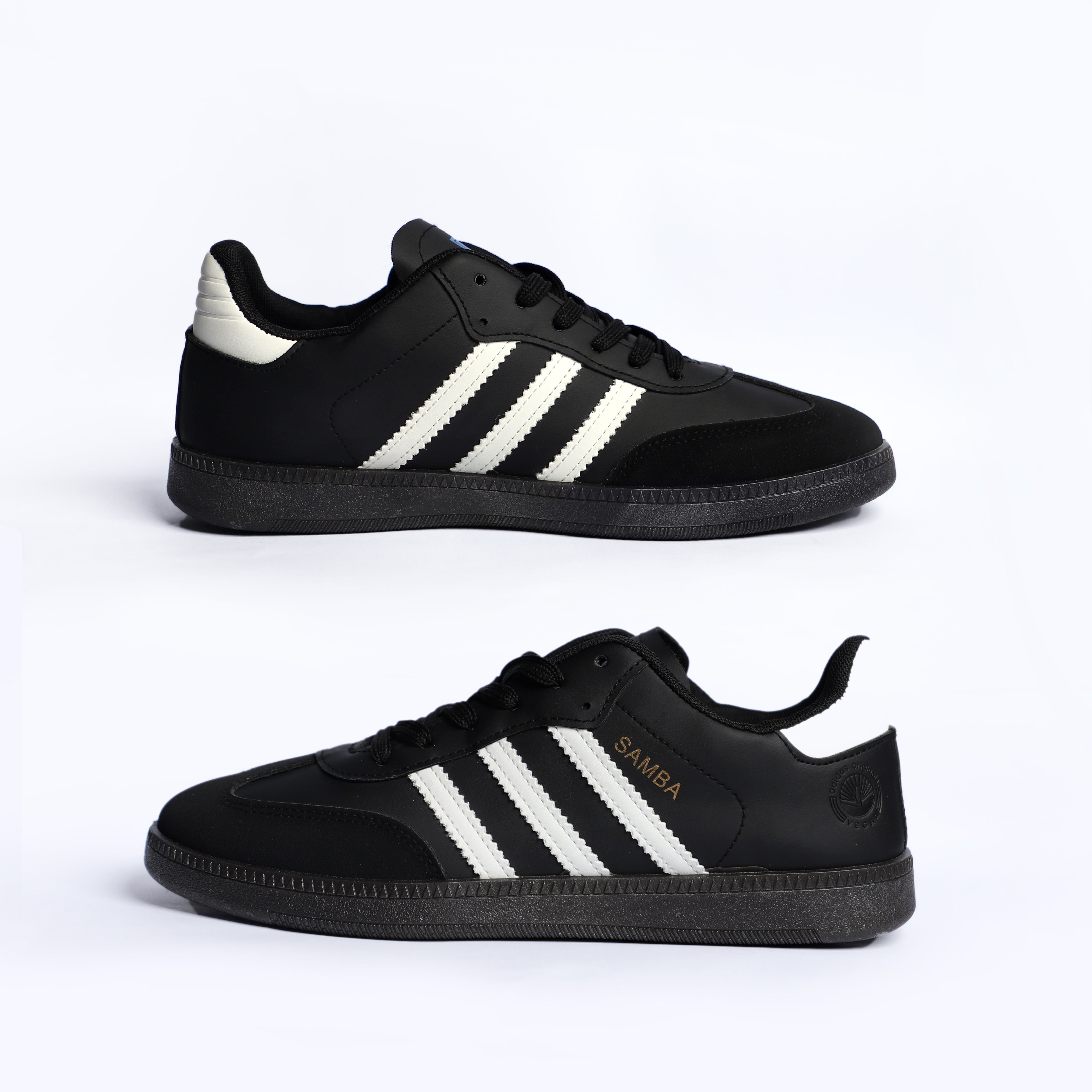 Samba - Black with white stripes - Premium Grade