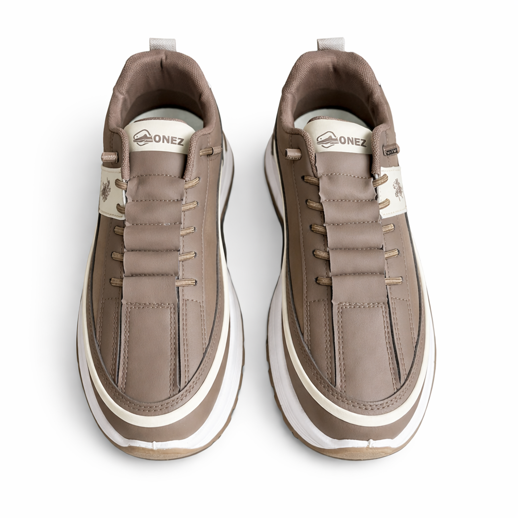 ZORVA Utility Everyday Comfort Sneakers - Light Choco