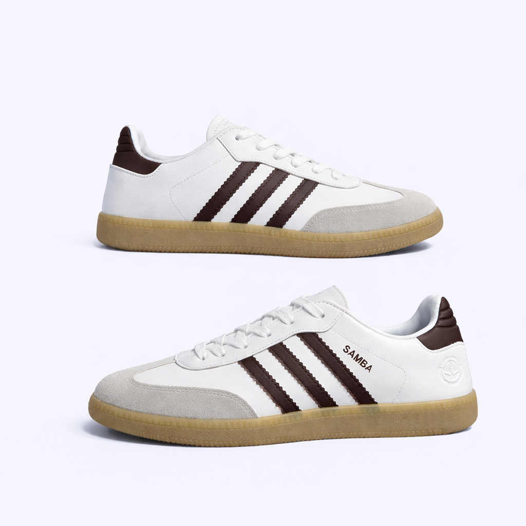 Samba - White with dark brown stripes - Premium Grade