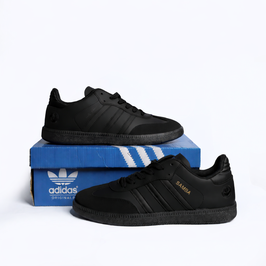 Samba - Black with black stripes - Premium Grade