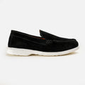 Suede Loafers - Black