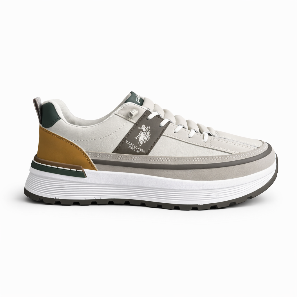 Utility Everyday Comfort Sneakers - D Sand & F Green