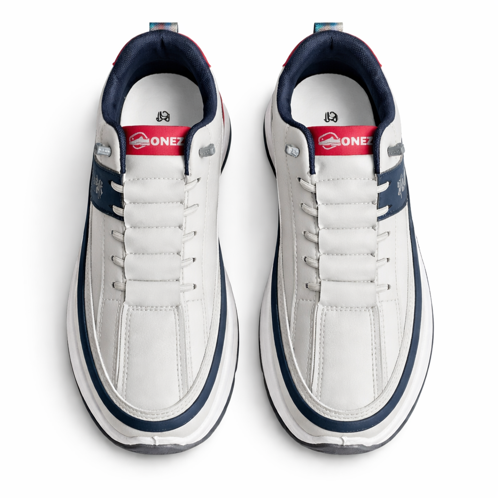 ZORVA Utility Everyday Comfort Sneakers - Red & White - NB