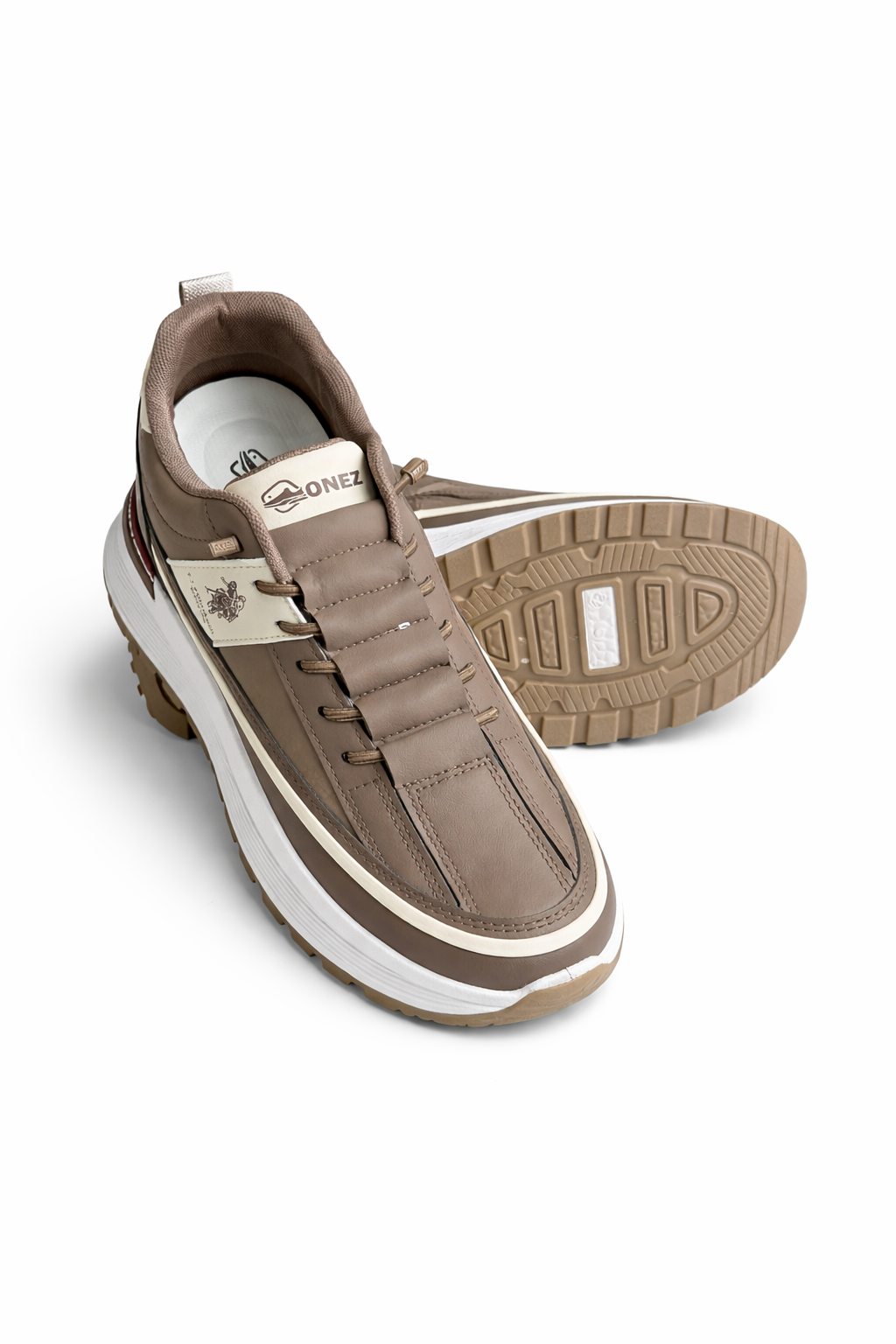 Utility Everyday Comfort Sneakers - Light Choco