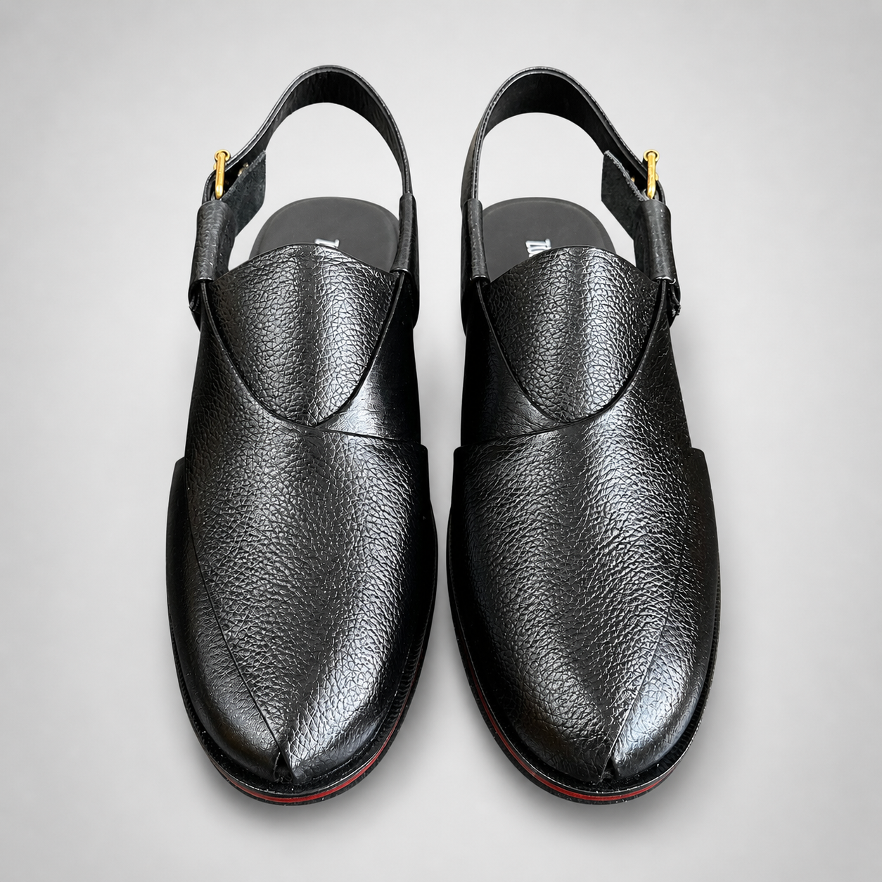 Kaptan Chapal - Premium Leather - Black