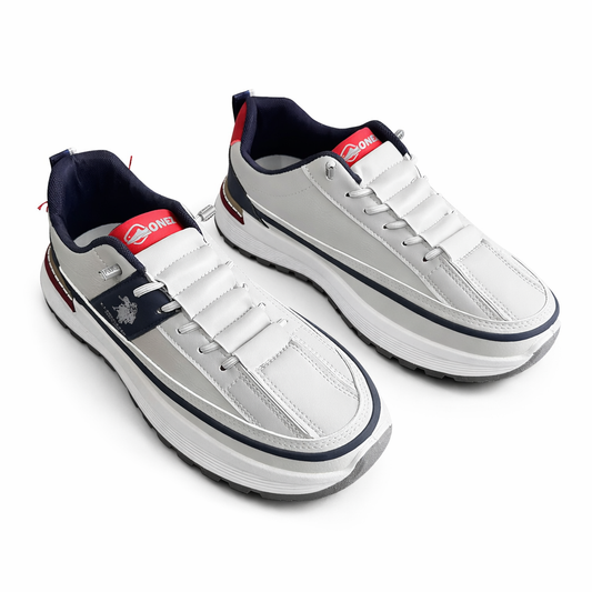 Utility Everyday Comfort Sneakers - Red & White - NB