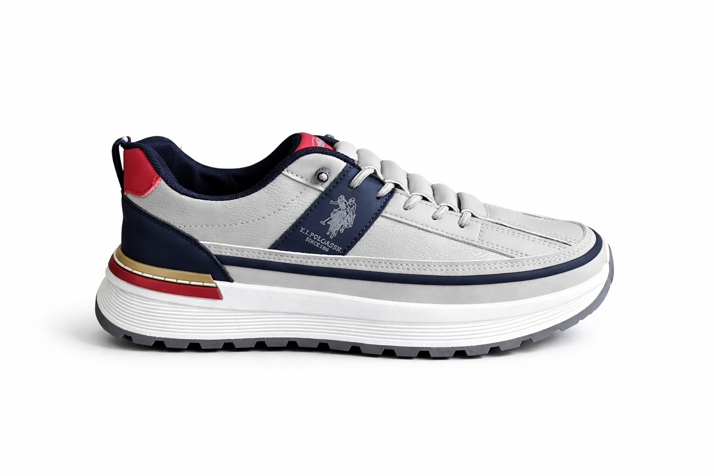 Utility Everyday Comfort Sneakers - Red & White - NB