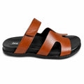 Medicated Leather Stealth Sandals - Brown