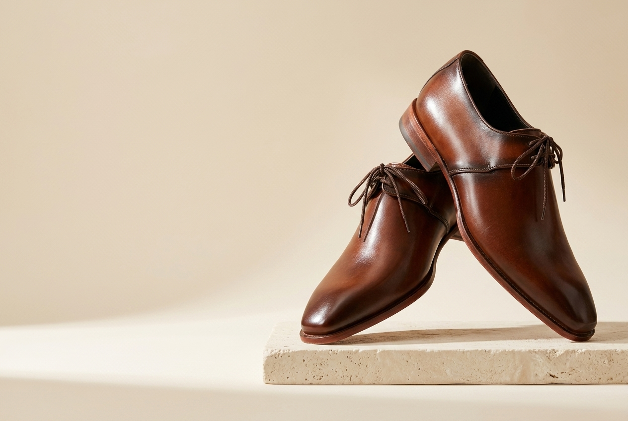 Dress shoes that hold their shine.