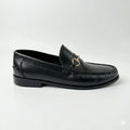 Horsebit Classic Leather Loafers - Black