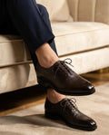 Wholecut Leather Oxford - Dark Espresso
