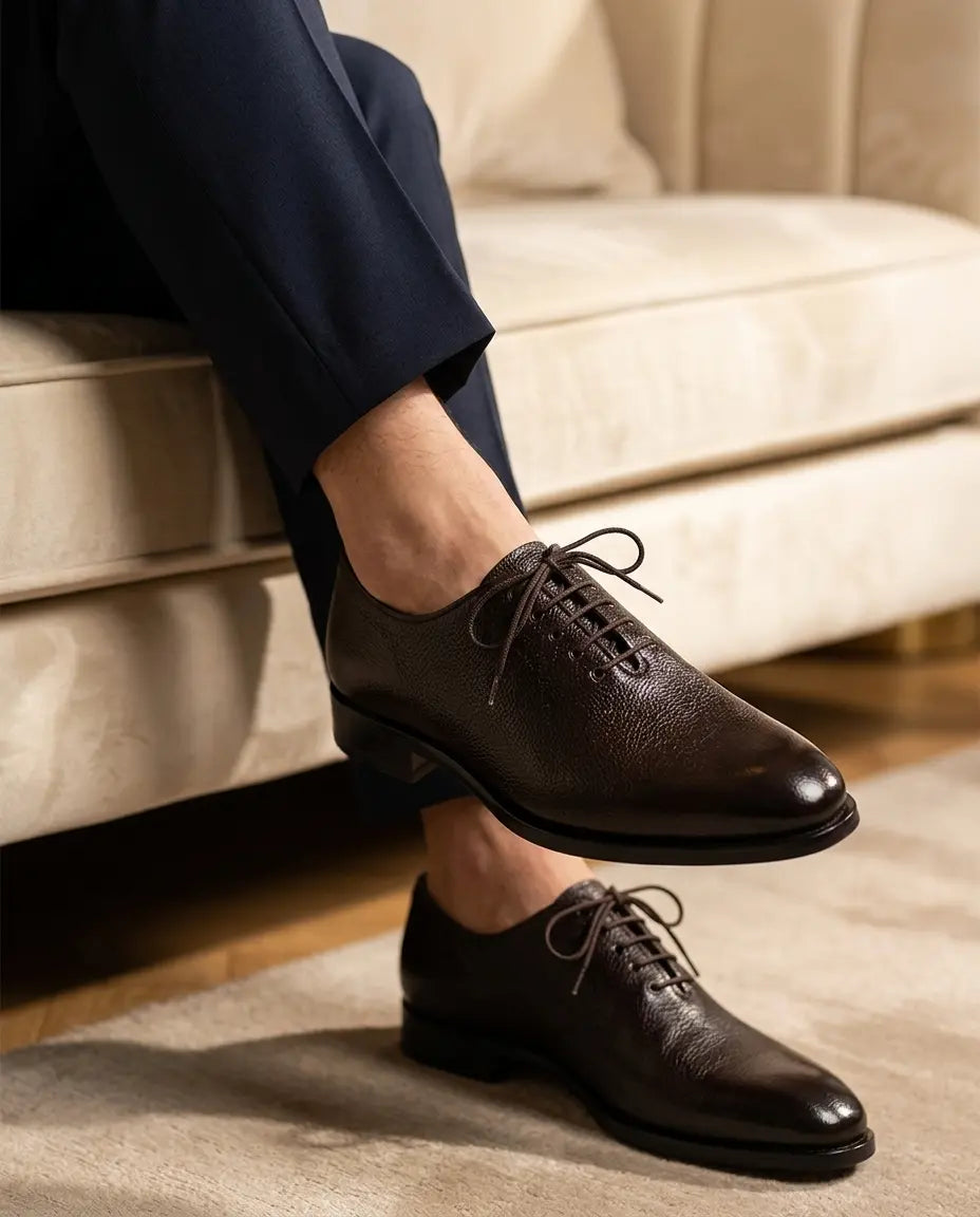 Wholecut Leather Oxford - Dark Espresso
