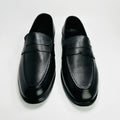 Executive Leather Penny Loafer - Black
