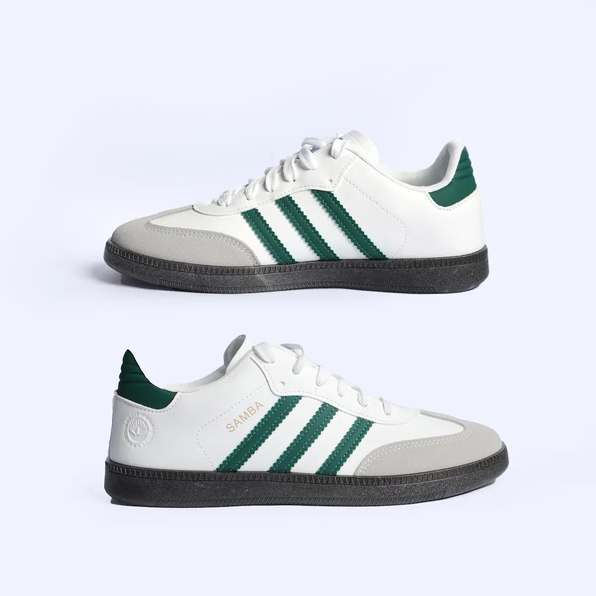 SMB Urban Sneakers - White with green