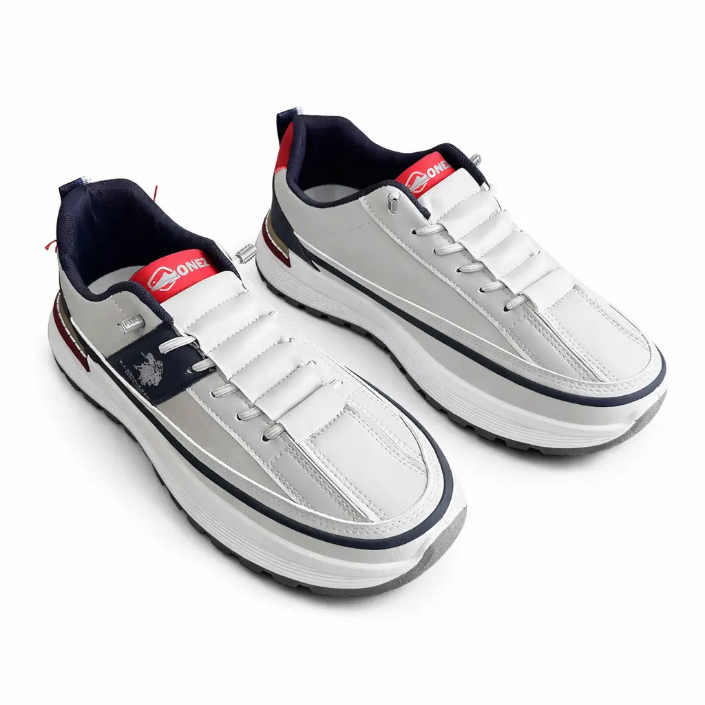 Utility Everyday Comfort Sneakers - Red & White - NB
