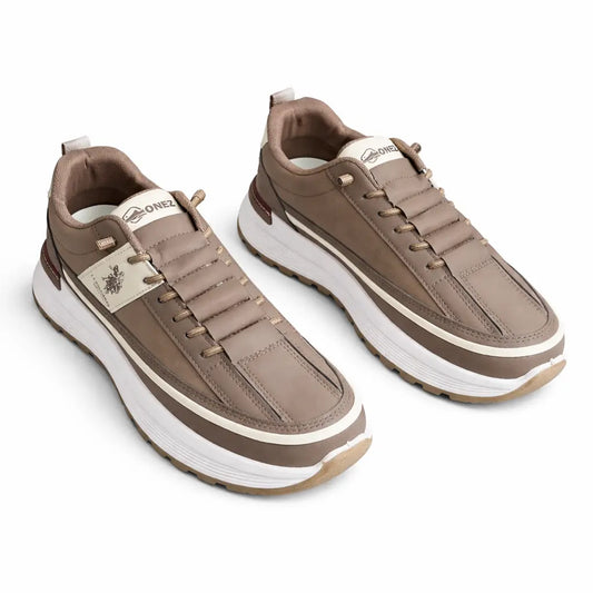 Utility Everyday Comfort Sneakers - Light Choco