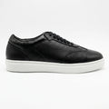 Zorva Meridian - Pebbled Leather Sneaker | Black