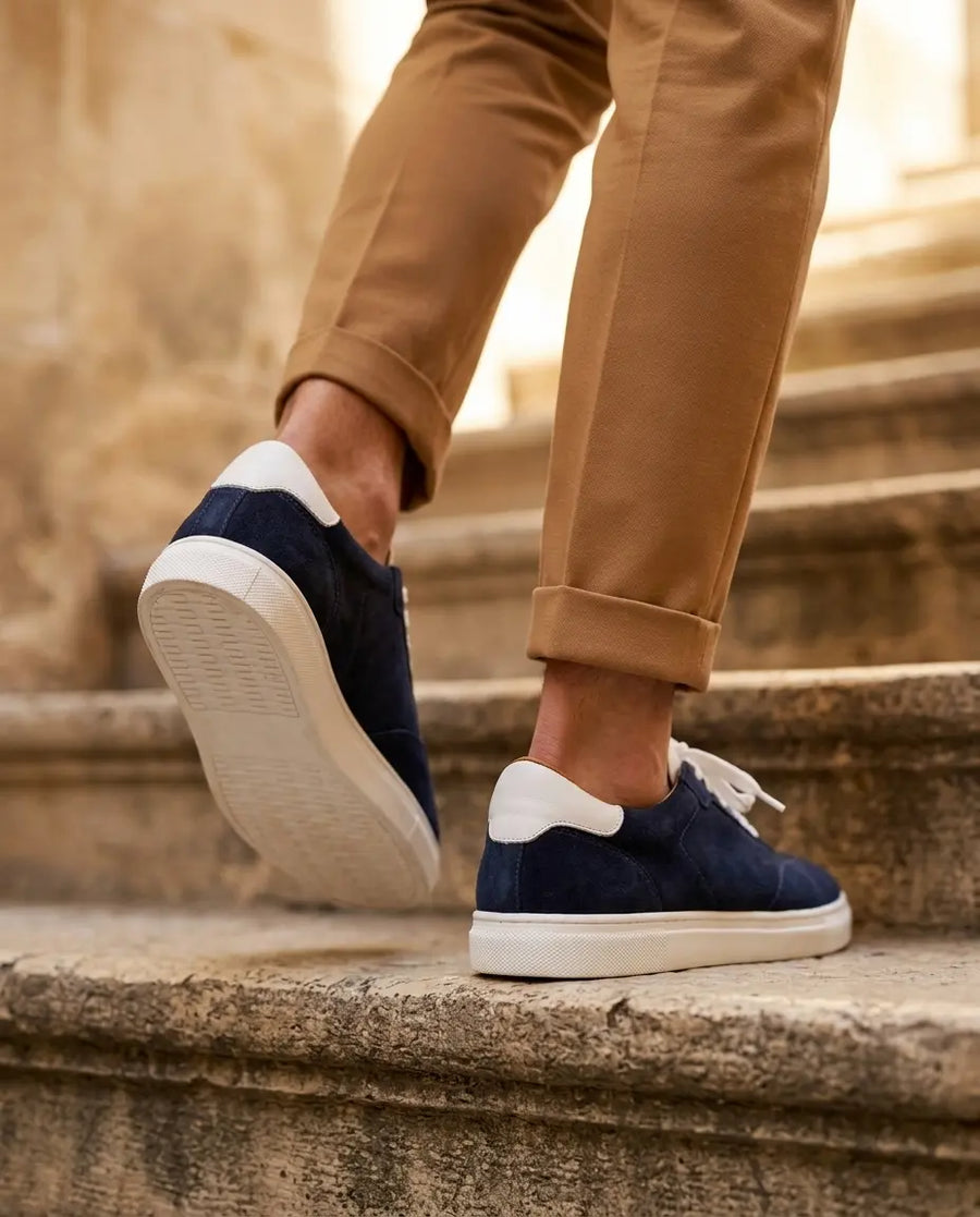Zorva Meridian - Suede Sneaker | Navy