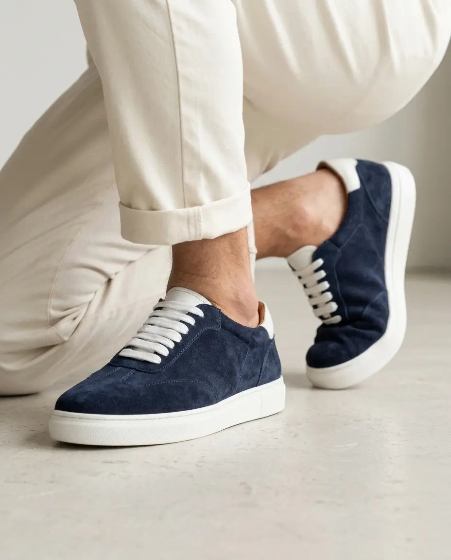 Zorva Meridian - Suede Sneaker | Navy
