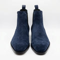 Italian Cut Down Toe Suede Chelsea - Royal Blue