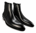 ELEVATED - Two Inch Cuban Heel & Pointed Toe Leather Chelsea