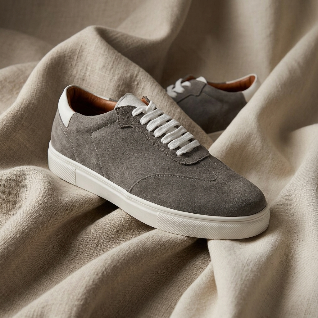 Zorva Meridian - Suede Sneaker | Grey