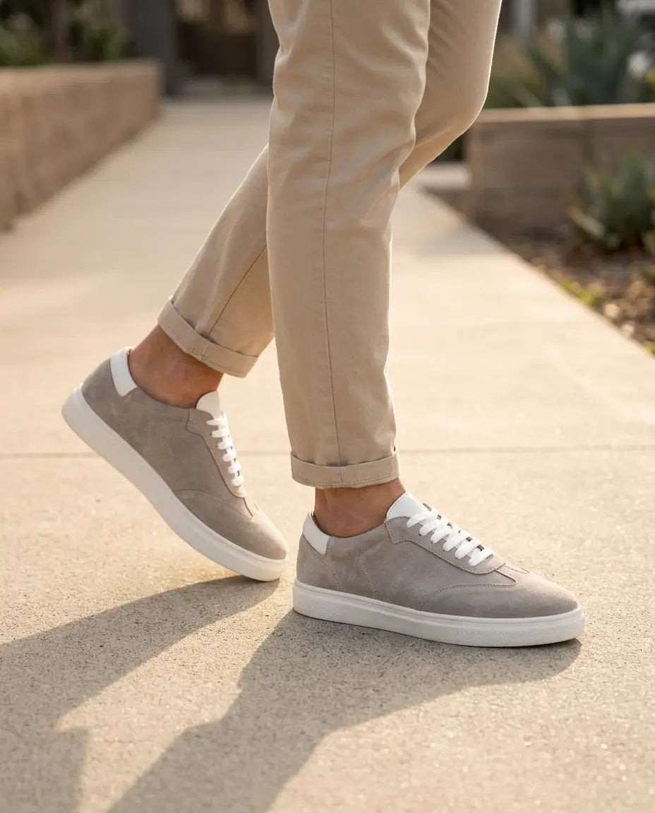 Zorva Meridian - Suede Sneaker | Grey