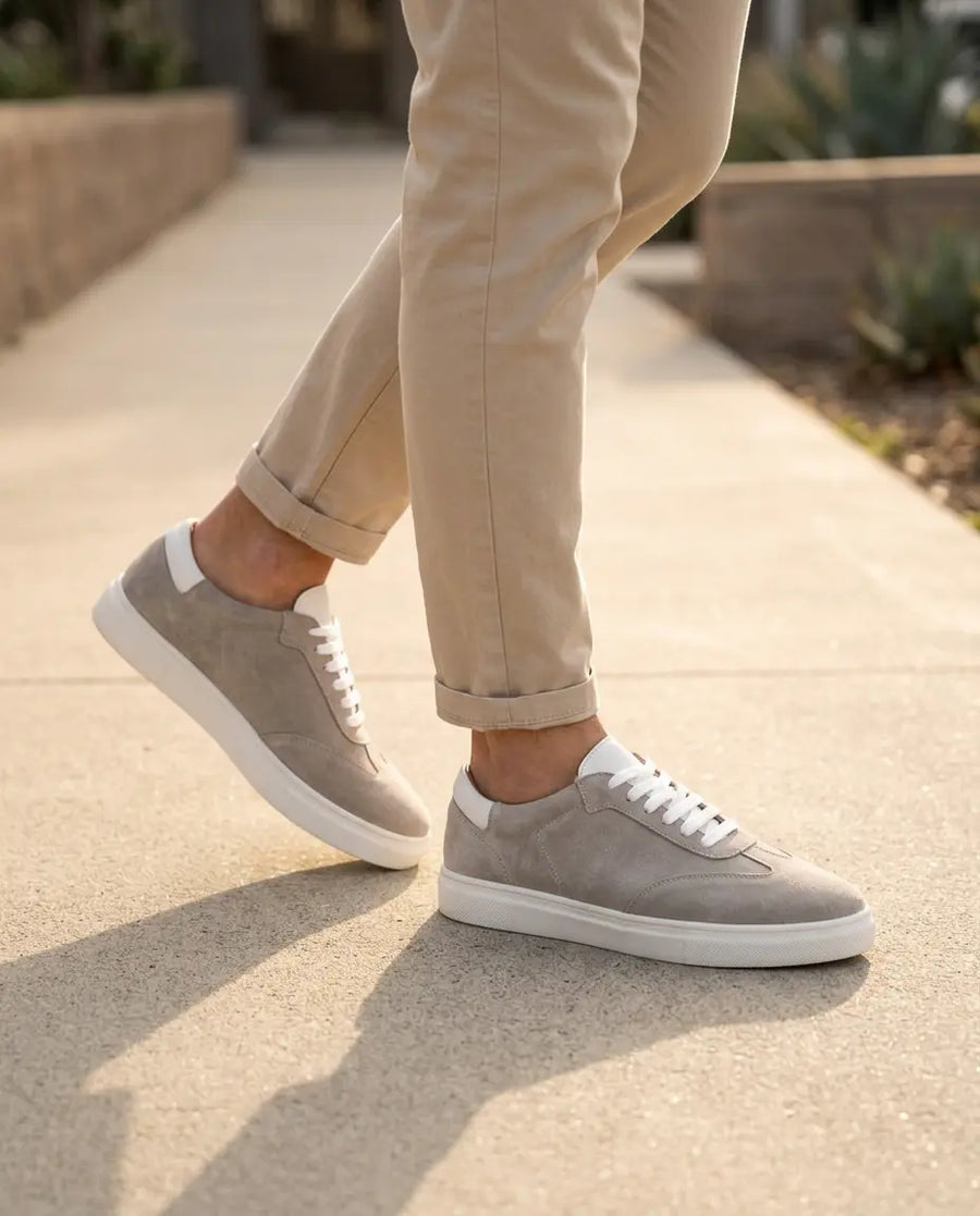 Zorva Meridian - Suede Sneaker | Grey
