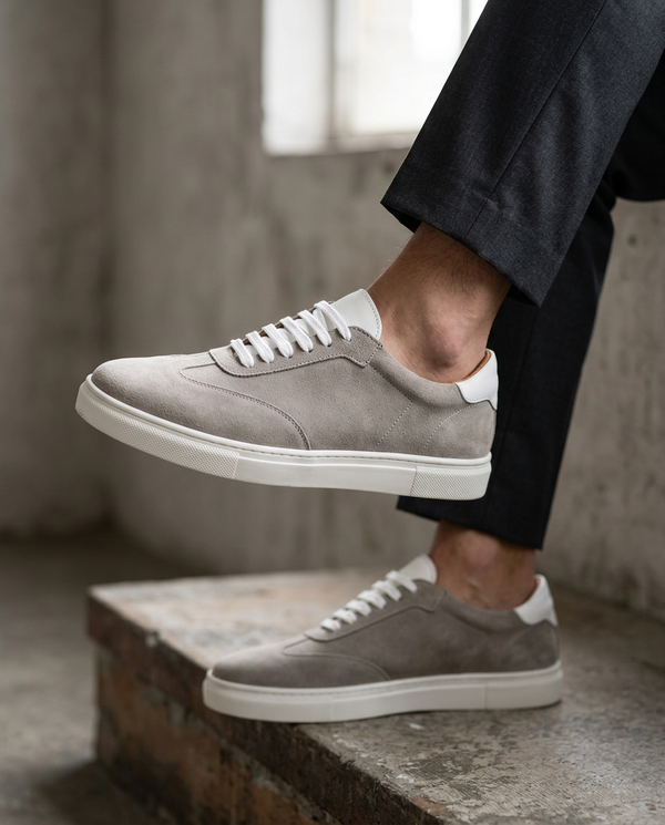 Zorva Meridian - Suede Sneaker | Grey