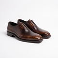 Ember Patina Wholecut Oxfords - Goodyear Welted, pair on white background