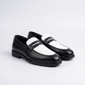 Executive Leather Penny Loafer Two Tone - front pair studio shot