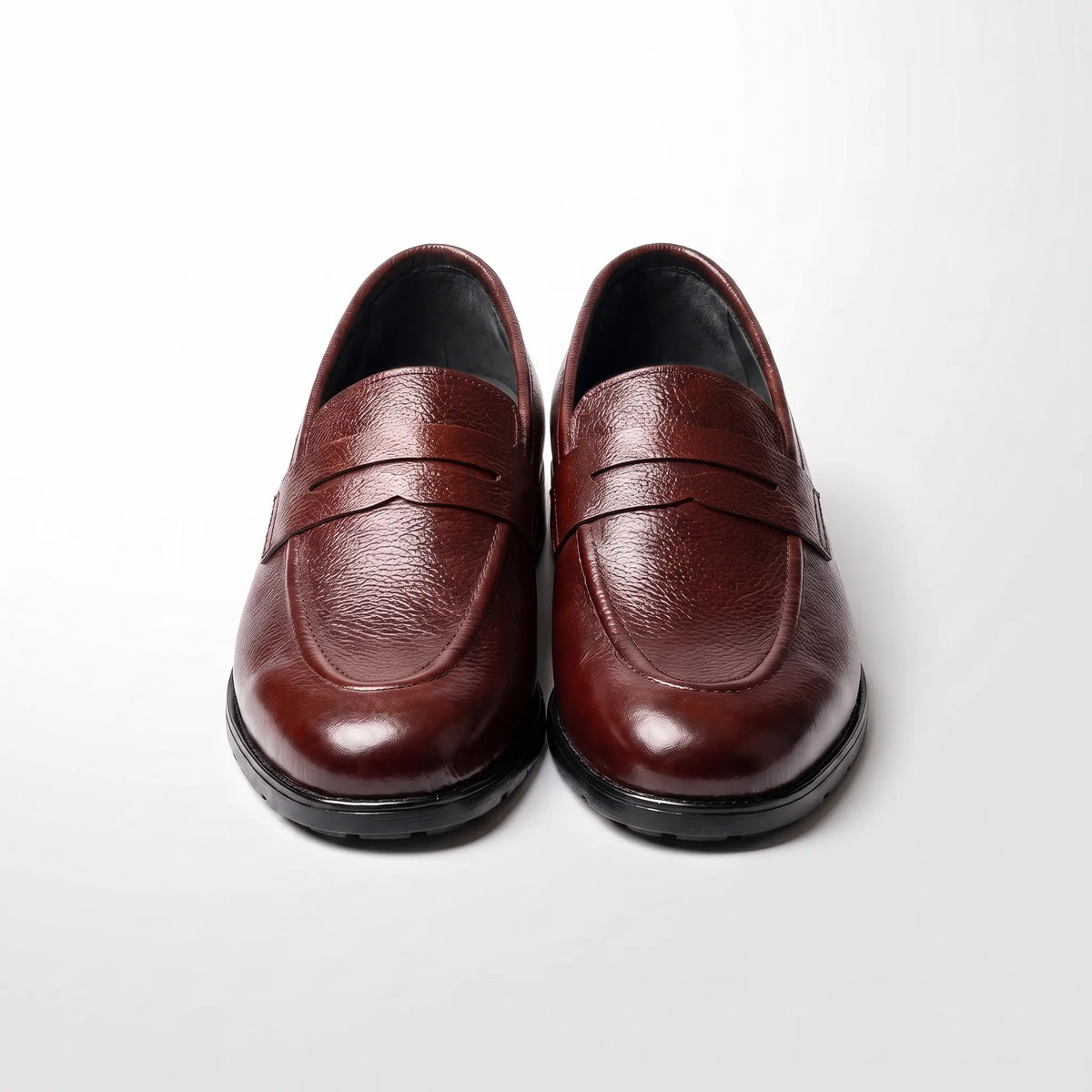 Executive Leather Penny Loafer - Oxblood
