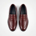 Executive Leather Penny Loafer - Oxblood