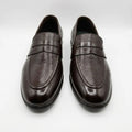 Executive Leather Penny Loafer - Brown