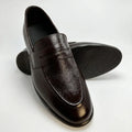 Executive Leather Penny Loafer - Brown