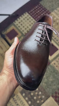 Wholecut Leather Oxford - Dark Espresso