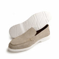 Premium Suede Leather Loafers - Beige