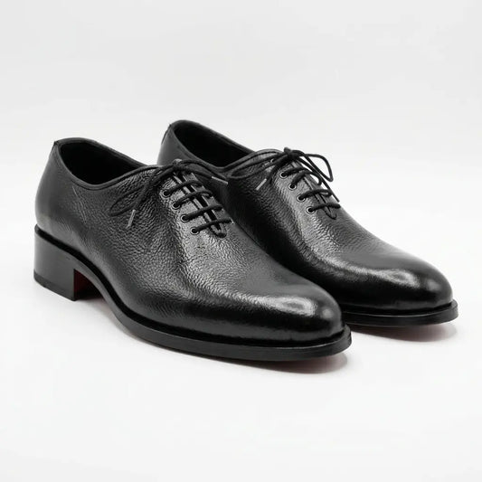Wholecut Leather Oxford - Black